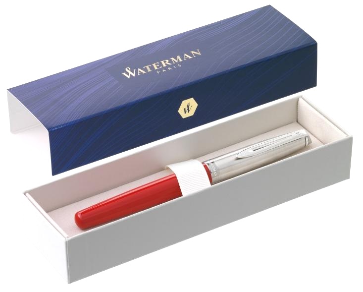  Ручка перьевая Waterman Embleme 2.0, Red CT (Перо M), фото 4