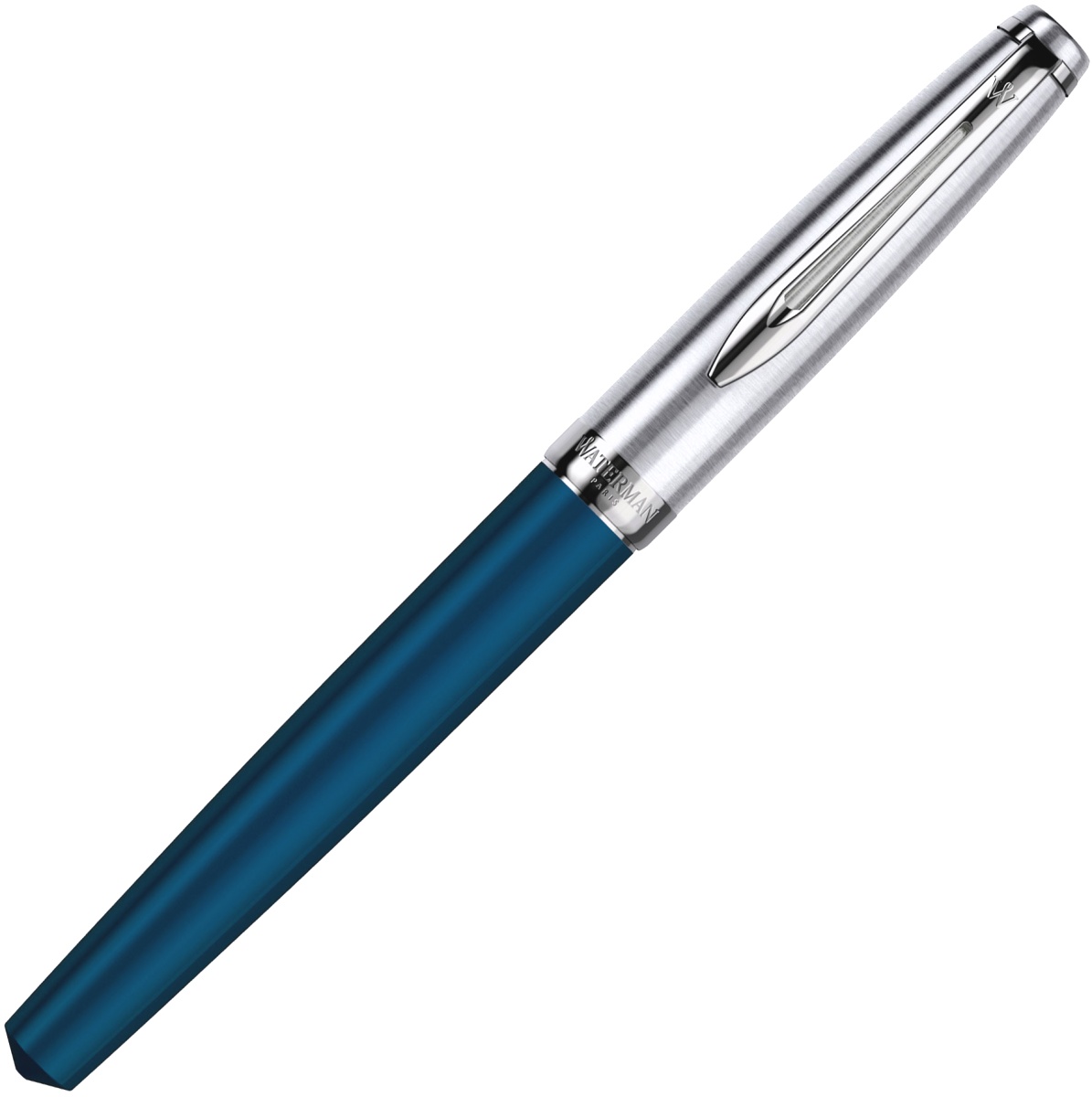  Ручка перьевая Waterman Embleme, Blue CT (Перо F), фото 2