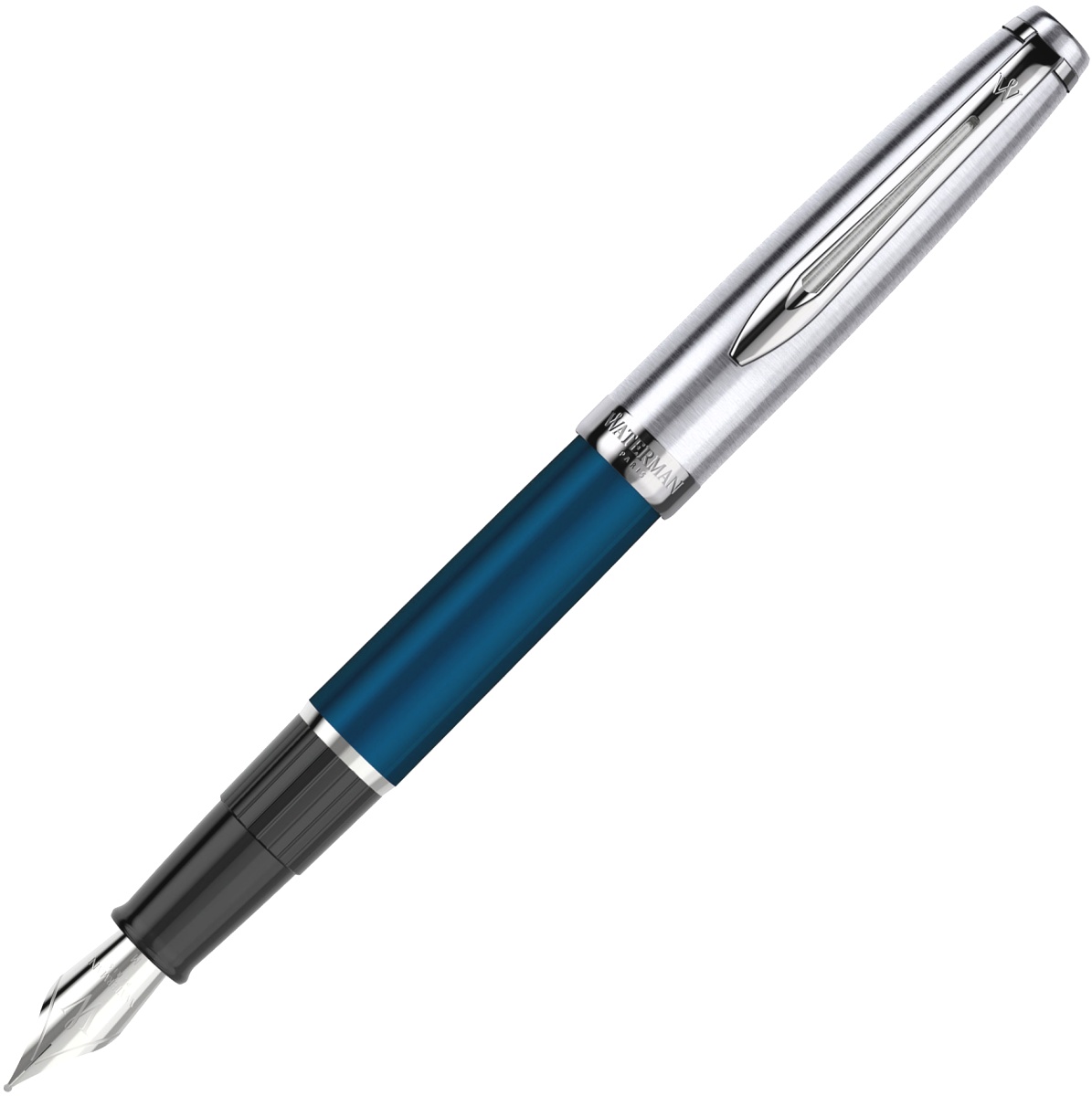  Ручка перьевая Waterman Embleme, Blue CT (Перо F)