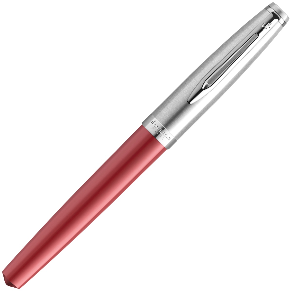  Ручка перьевая Waterman Embleme, Red CT (Перо F), фото 2