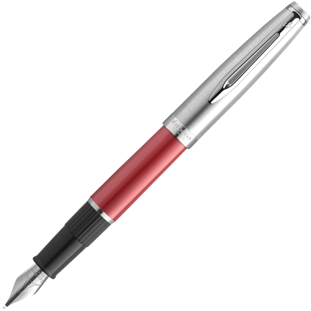  Ручка перьевая Waterman Embleme, Red CT (Перо F)