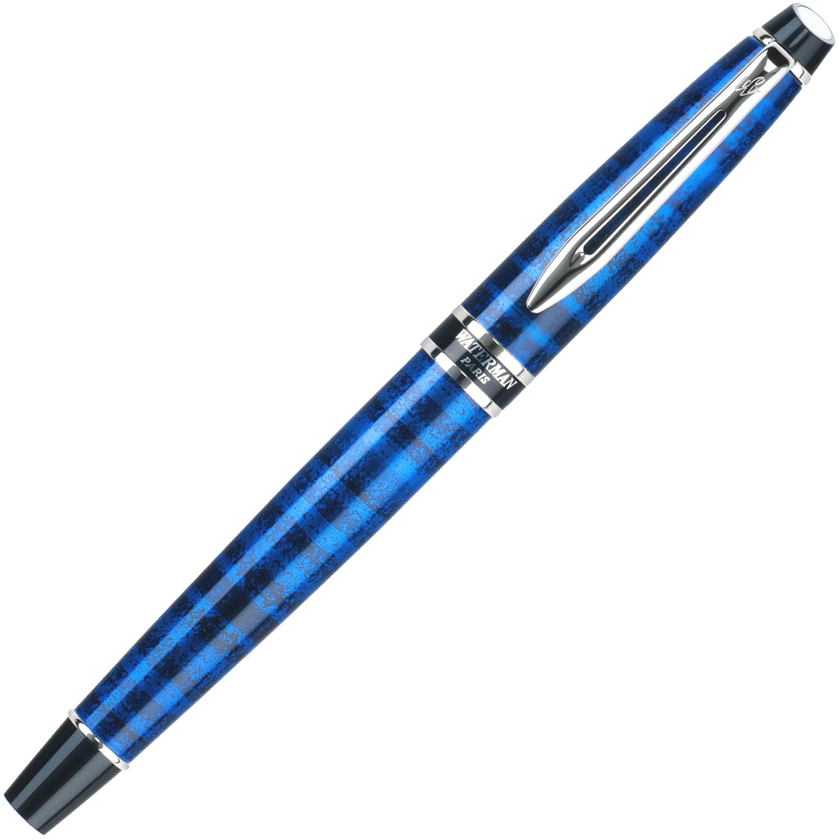  Ручка перьевая Waterman Expert 2, Sublimated Blue CT (Перо F), фото 2