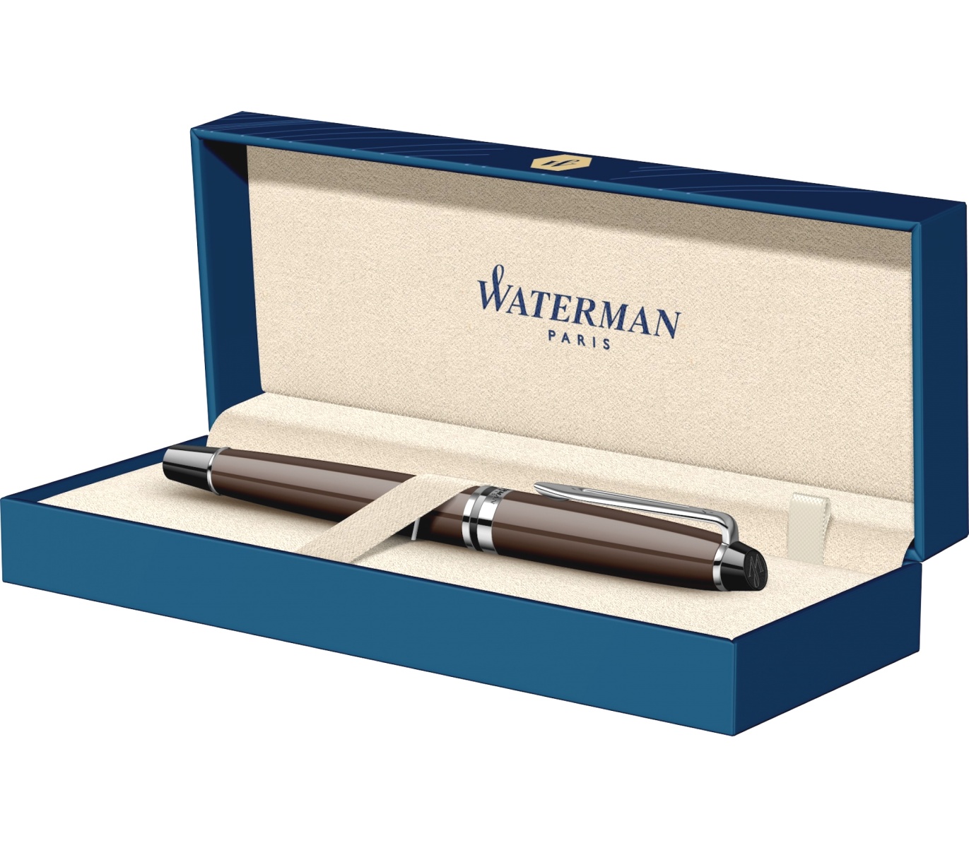 Ручка перьевая Waterman Expert 3 Essential, Deep Brown CT (Перо F), фото 8