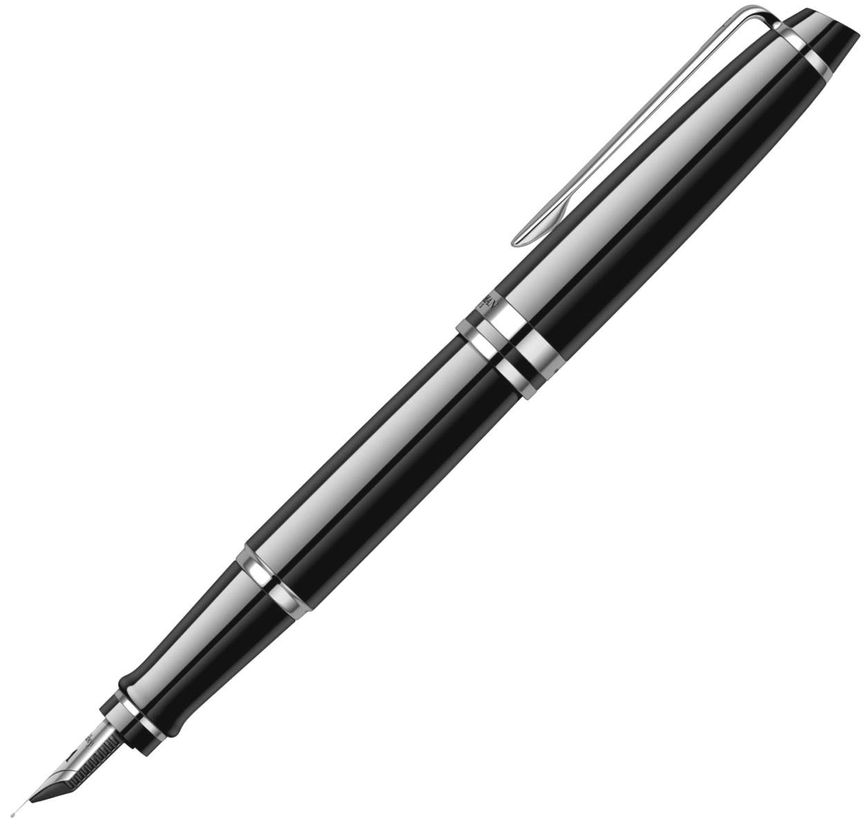 Ручка перьевая Waterman Expert 3 Essential, Laque Black CT (Перо F), фото 2