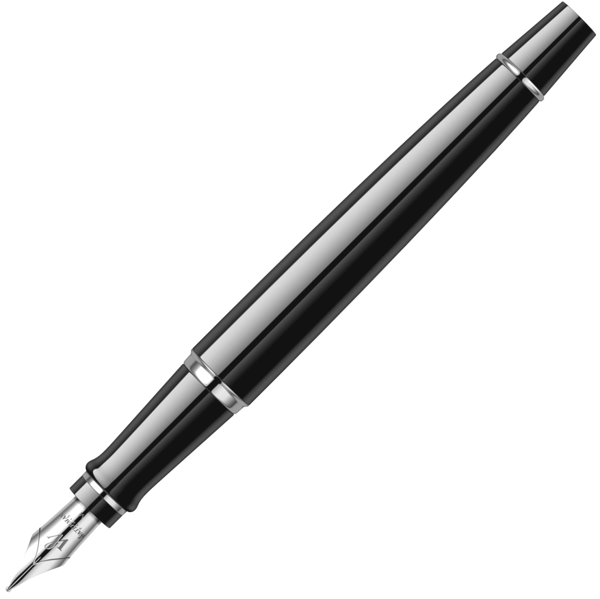Ручка перьевая Waterman Expert 3 Essential, Laque Black CT (Перо F), фото 4