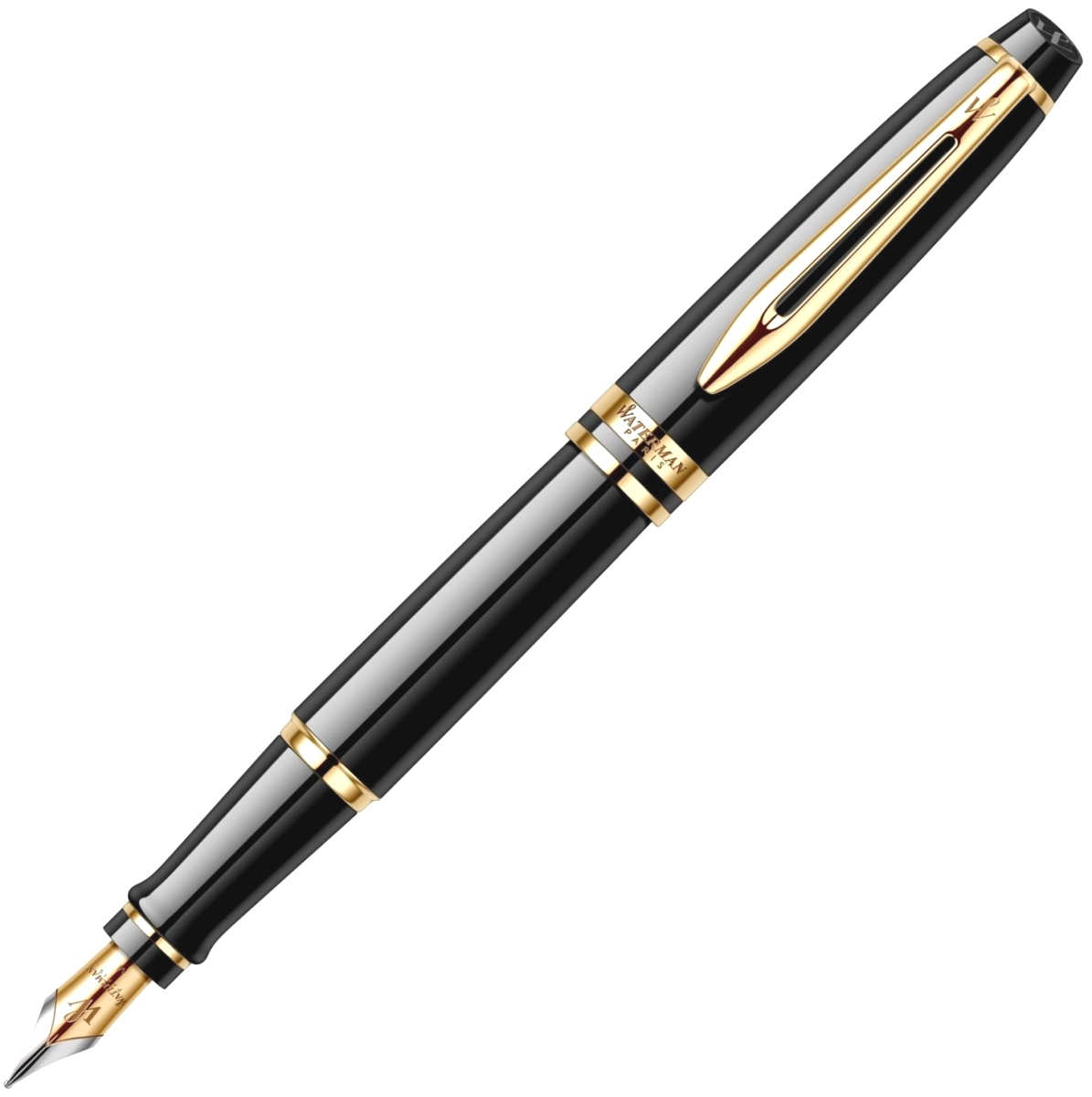 Ручка перьевая Waterman Expert 3 Essential, Laque Black GT (Перо F)