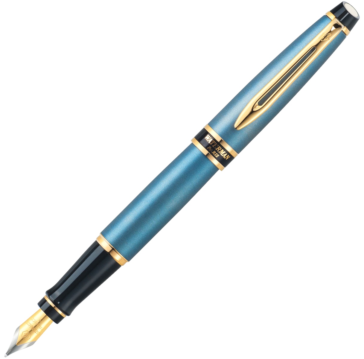 Ручка перьевая Waterman Expert 2, Silver / Blue GT (Перо M)