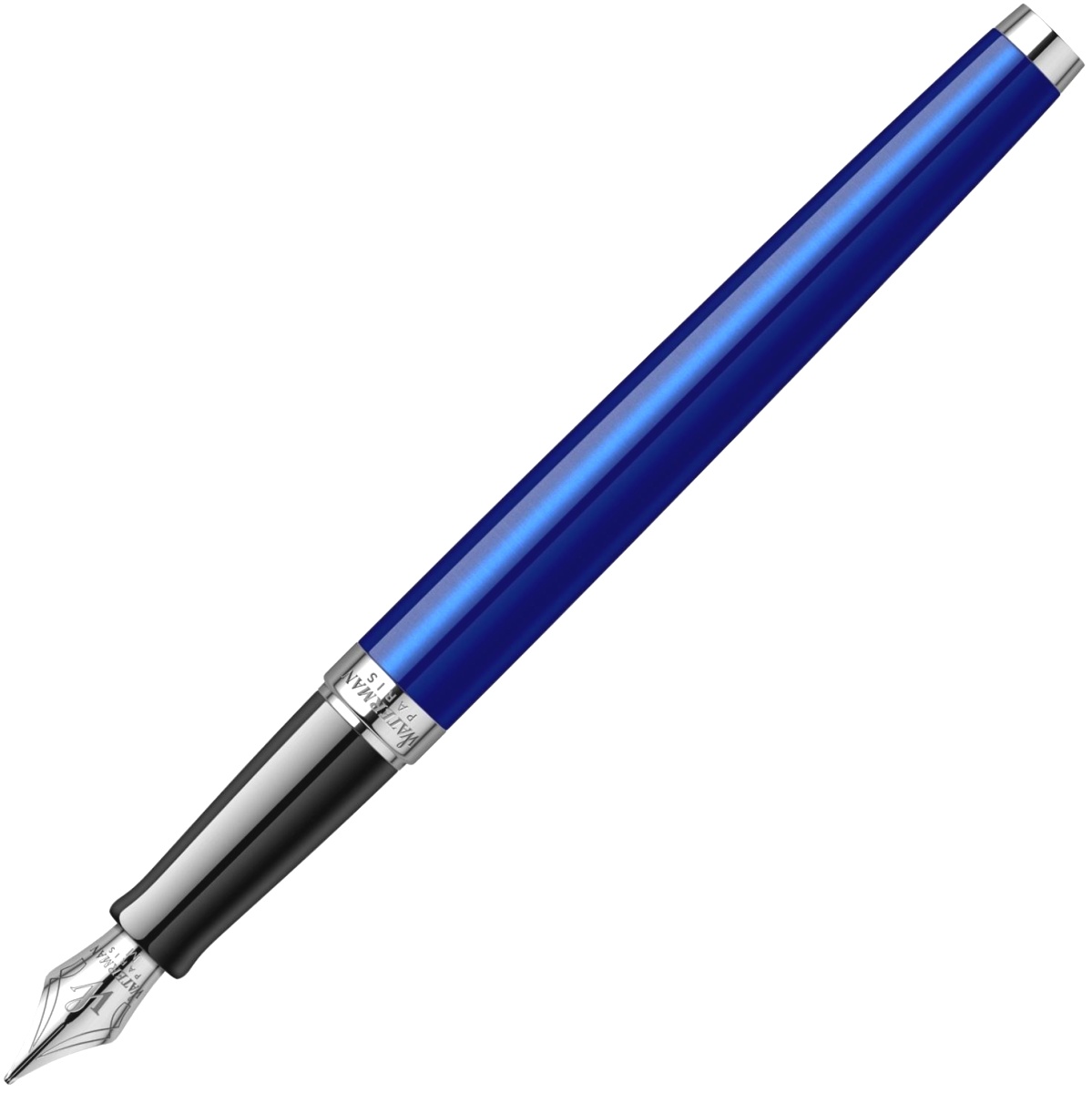  Ручка перьевая Waterman Hemisphere 2018, Bright Blue CT (Перо F), фото 4