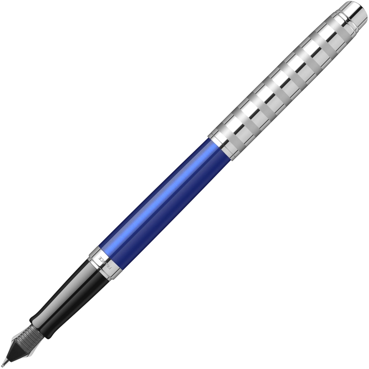  Ручка перьевая Waterman Hemisphere Deluxe 2020, Marine Blue CT (Перо F), фото 3