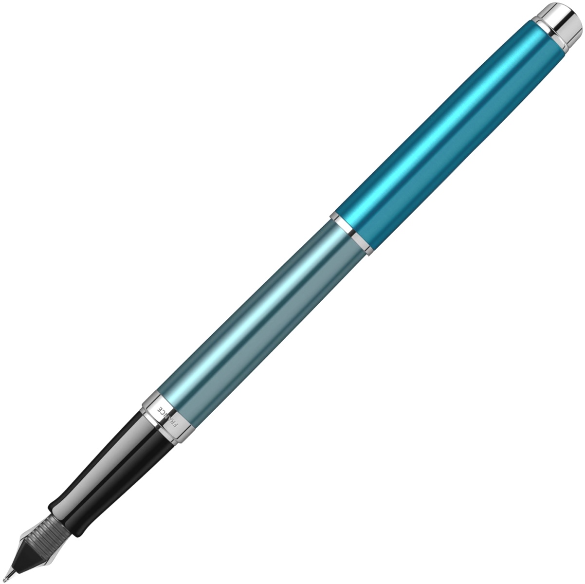  Ручка перьевая Waterman Hemisphere Deluxe 2020, Sea Blue CT (Перо F), фото 3