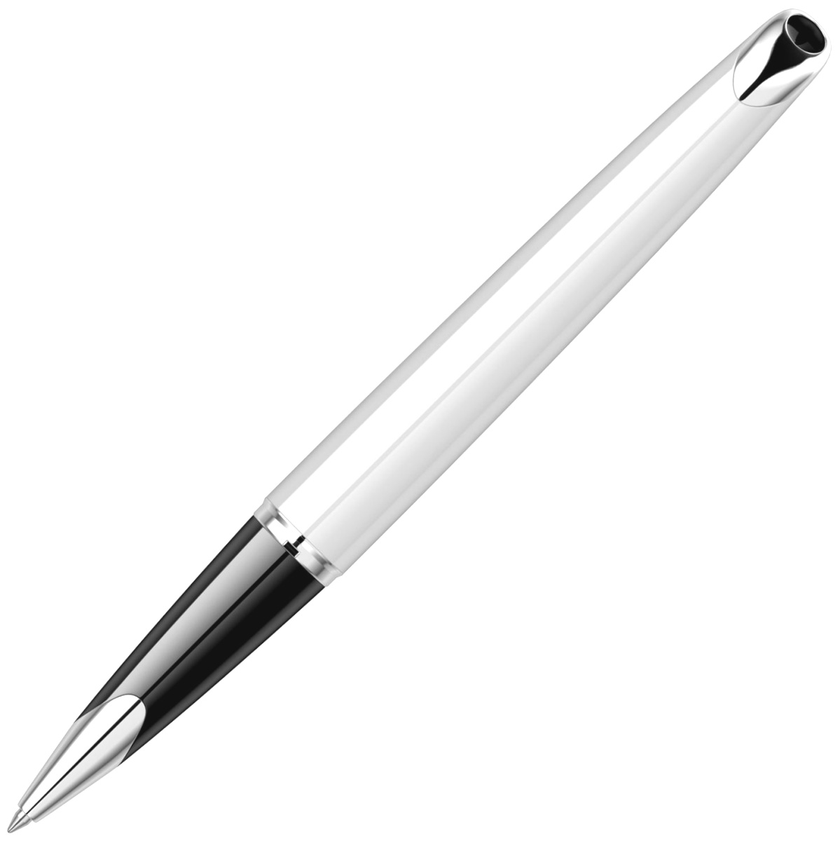 Ручка-роллер Waterman Carene Deluxe Contemporary, White ST, фото 6