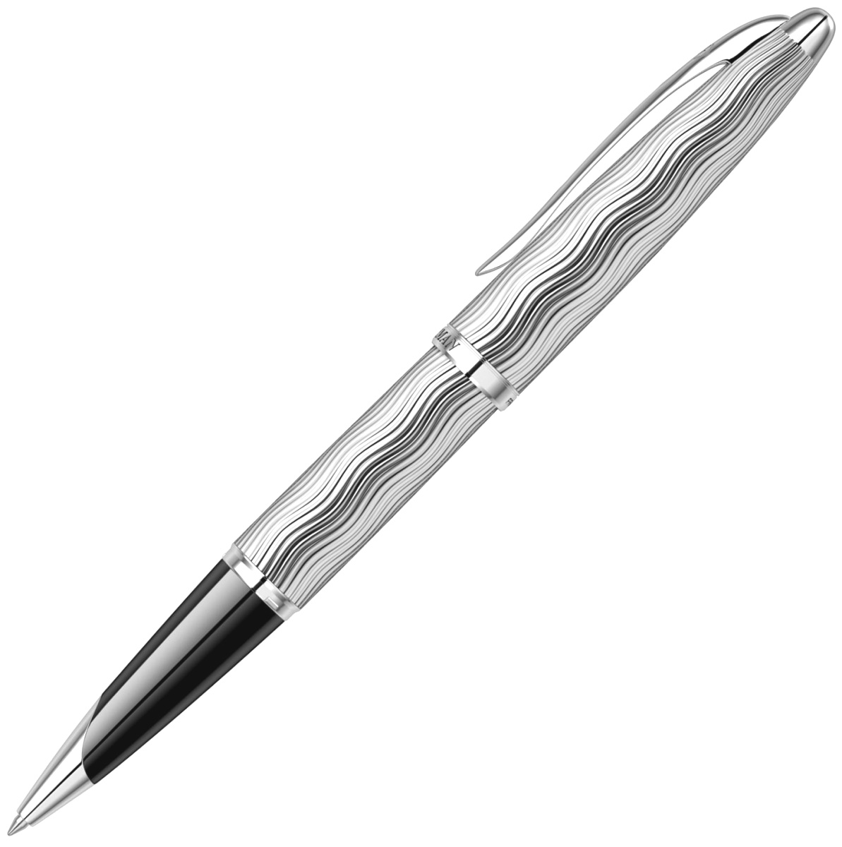 Ручка-роллер Waterman Carene Essential, Silver ST, фото 2