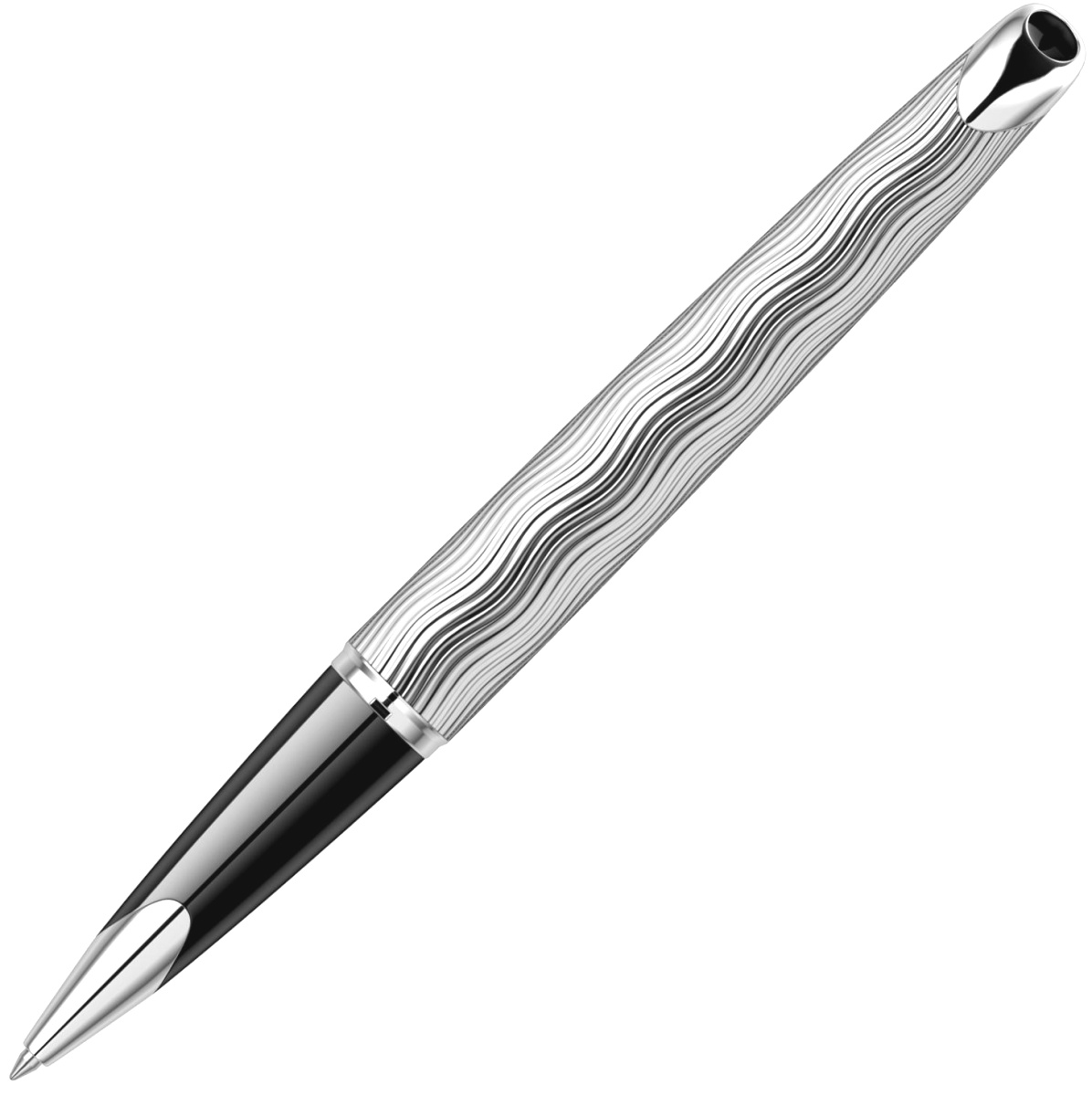 Ручка-роллер Waterman Carene Essential, Silver ST, фото 6