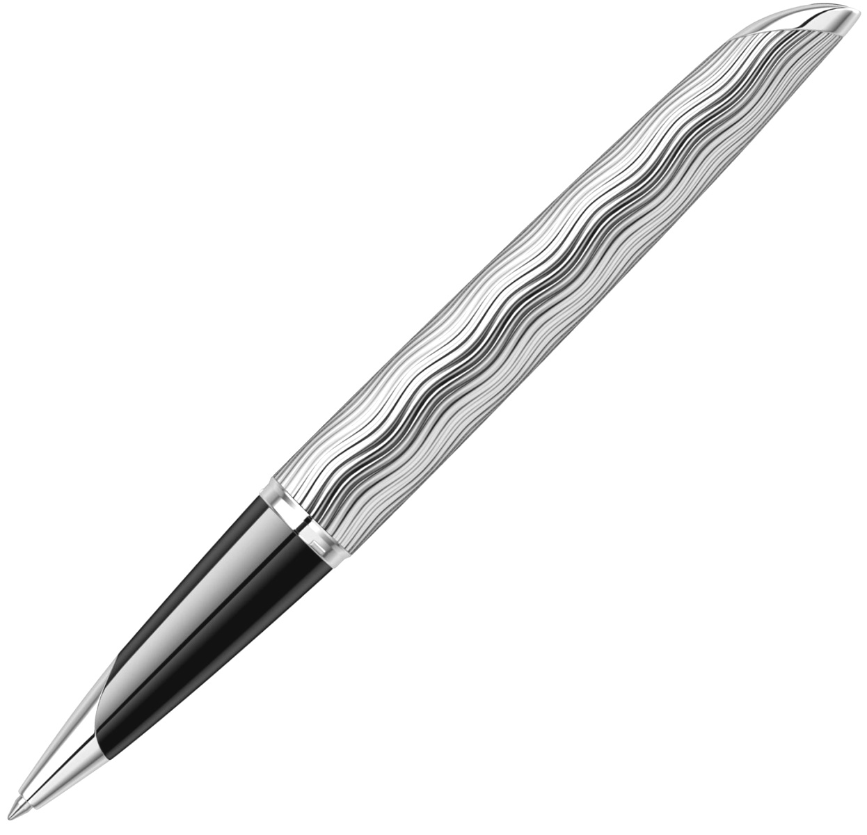 Ручка-роллер Waterman Carene Essential, Silver ST, фото 7