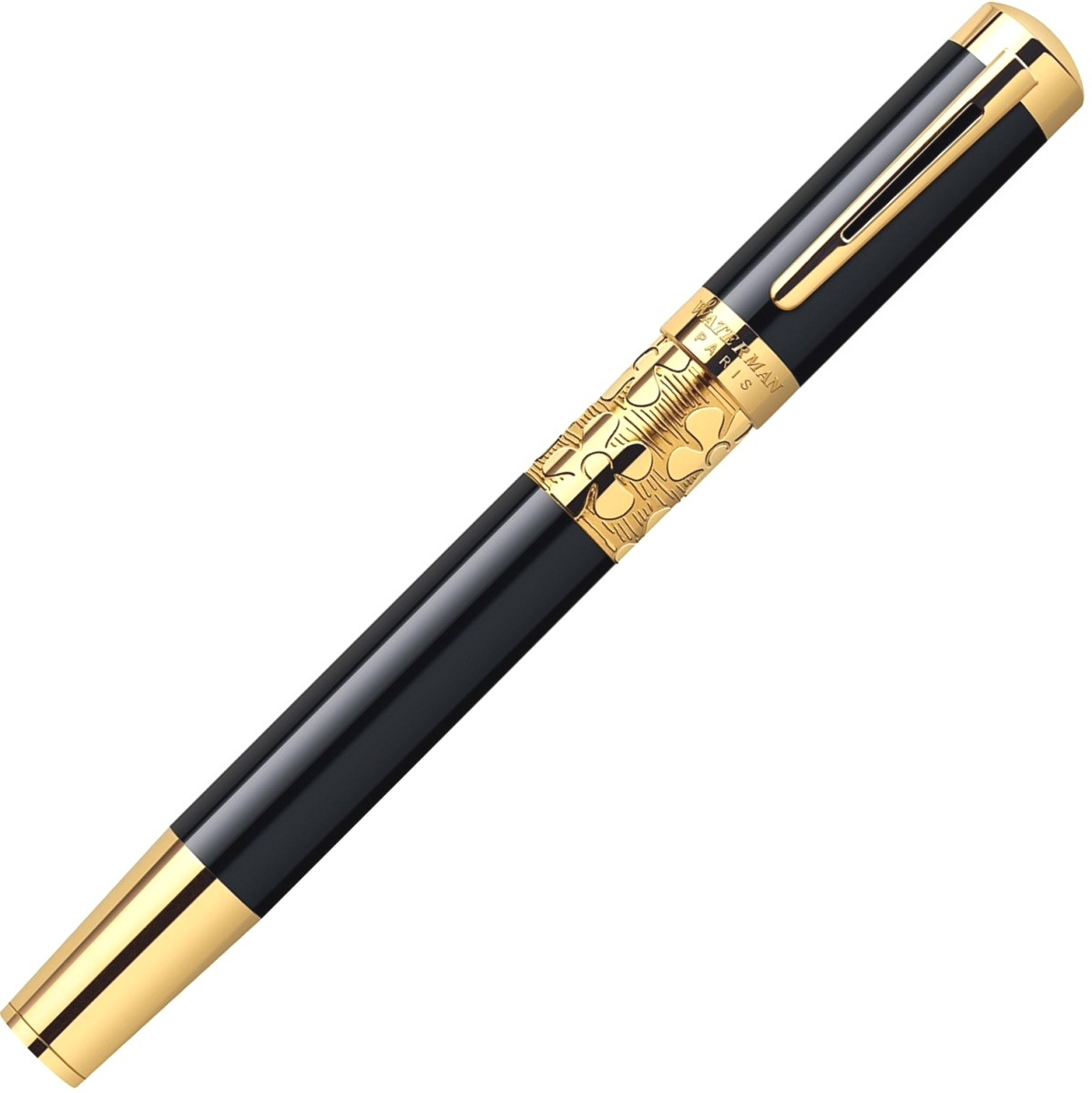 Ручка-роллер Waterman Elegance, Black GT, фото 2
