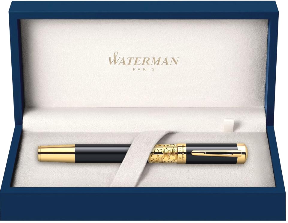 Ручка-роллер Waterman Elegance, Black GT, фото 3