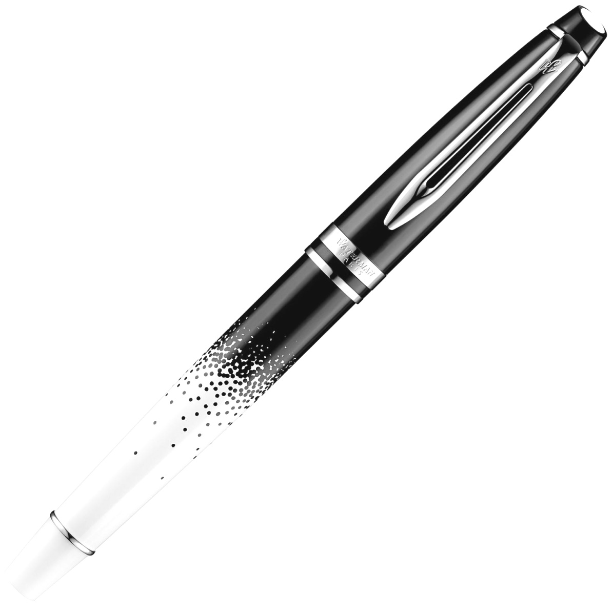 Ручка-роллер Waterman Expert 3 2015 Ombres et Lumieres Special Edition Black and White CT, фото 2
