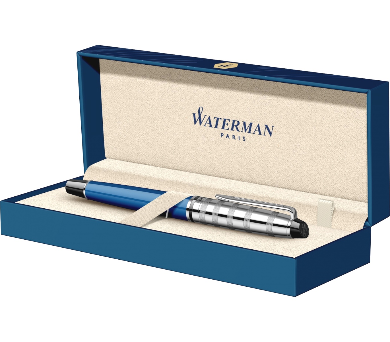 Ручка-роллер Waterman Expert 3 Deluxe, Blue Obsession CT, фото 8