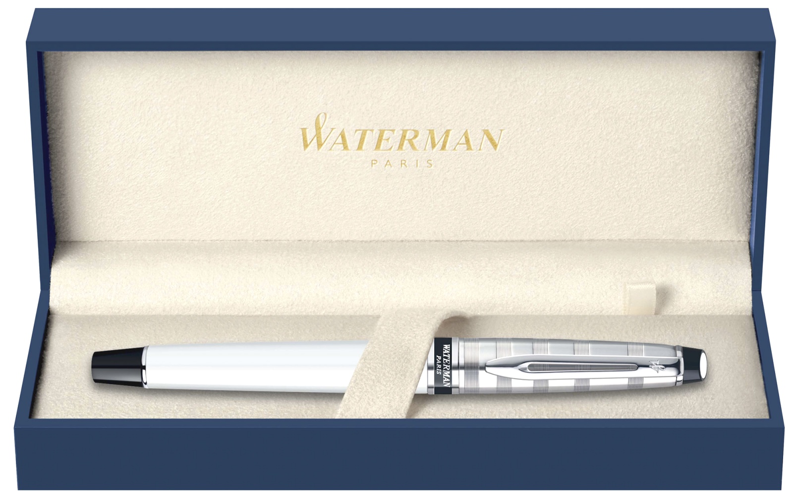 Ручка-роллер Waterman Expert 3 Deluxe, White CT, фото 3