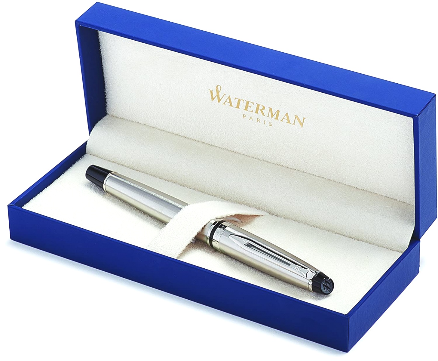 Ручка-роллер Waterman Expert 3 Essential, Stainless Steel CT, фото 3