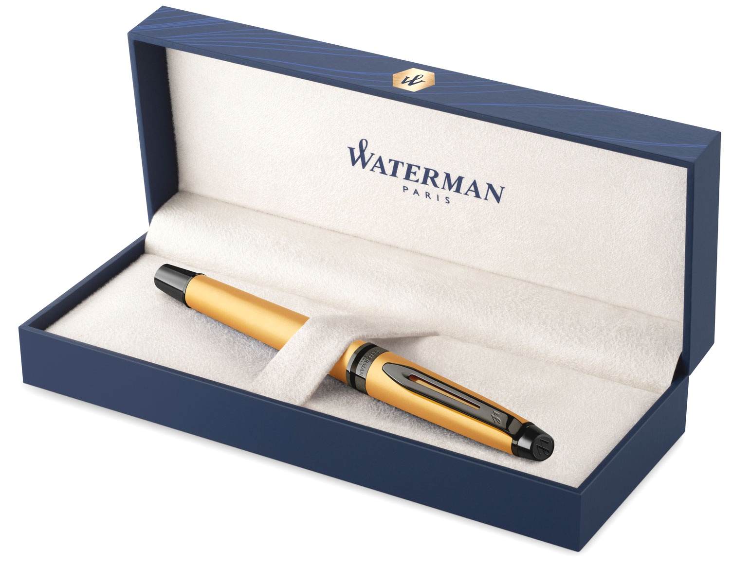  Ручка-роллер Waterman Expert DeLuxe, Metallic Gold RT, фото 3