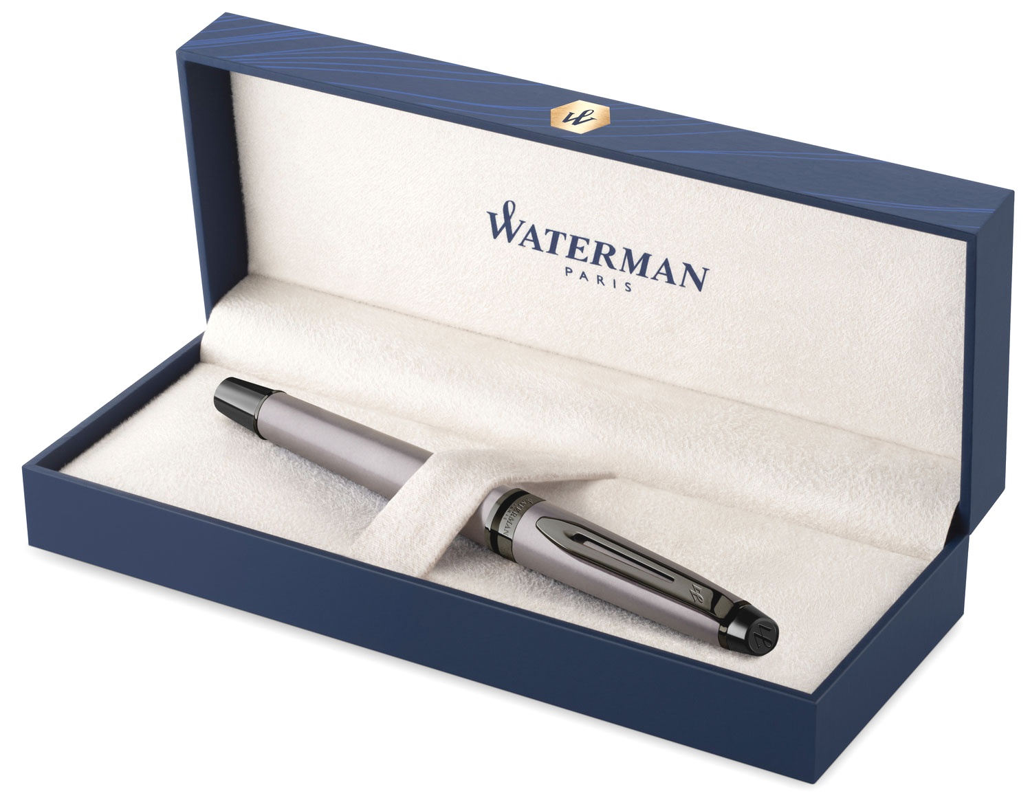  Ручка-роллер Waterman Expert DeLuxe, Metallic Silver RT, фото 3