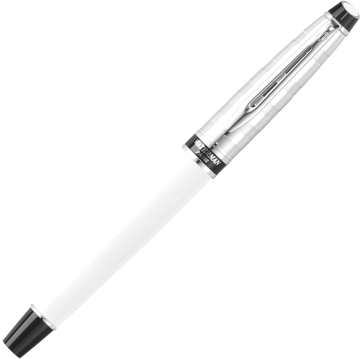 Ручка-роллер Waterman Expert 2 Deluxe, White CT, фото 2
