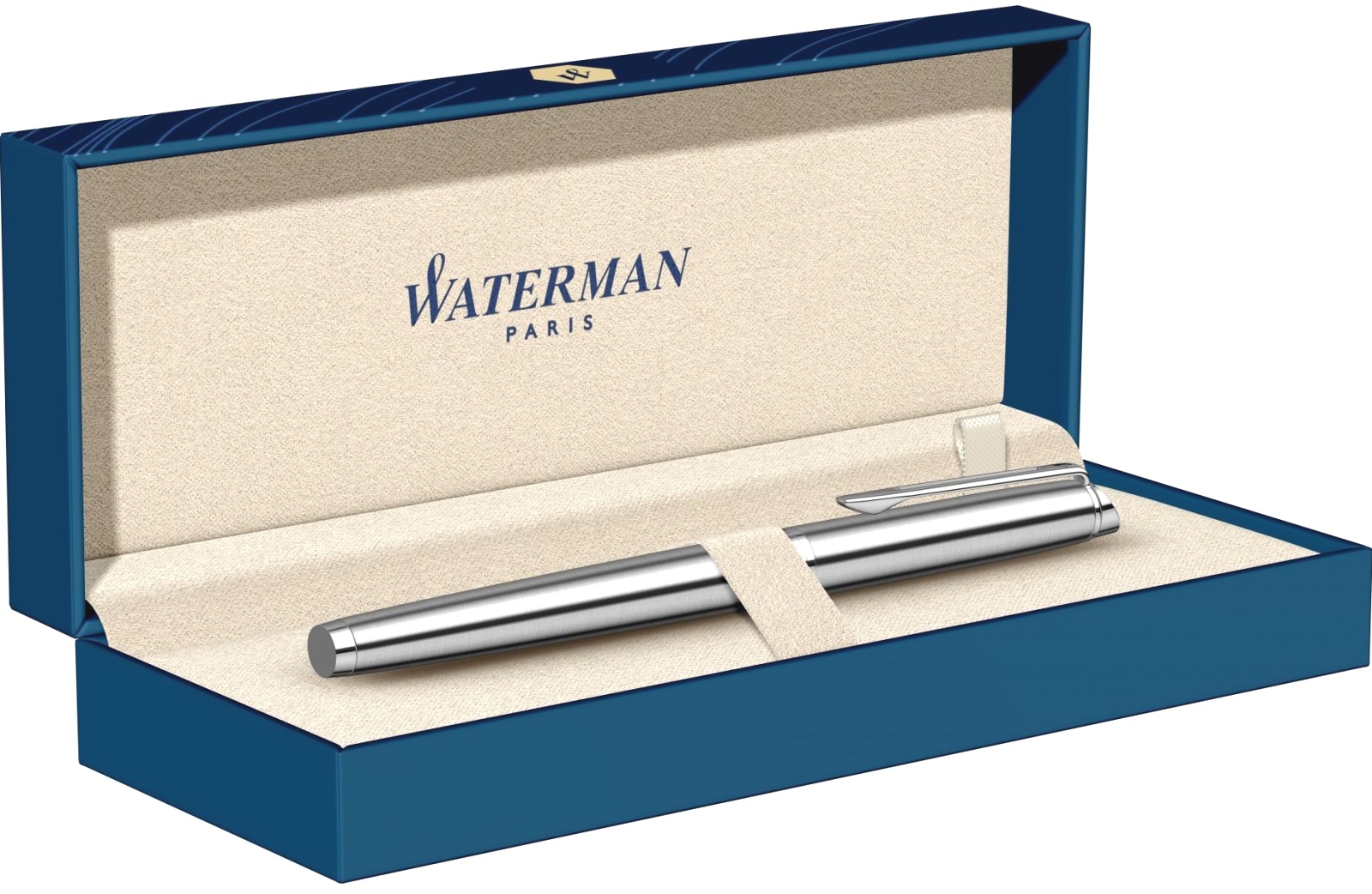 Ручка-роллер Waterman Hemisphere Essential, Stainless Steel CT, фото 8