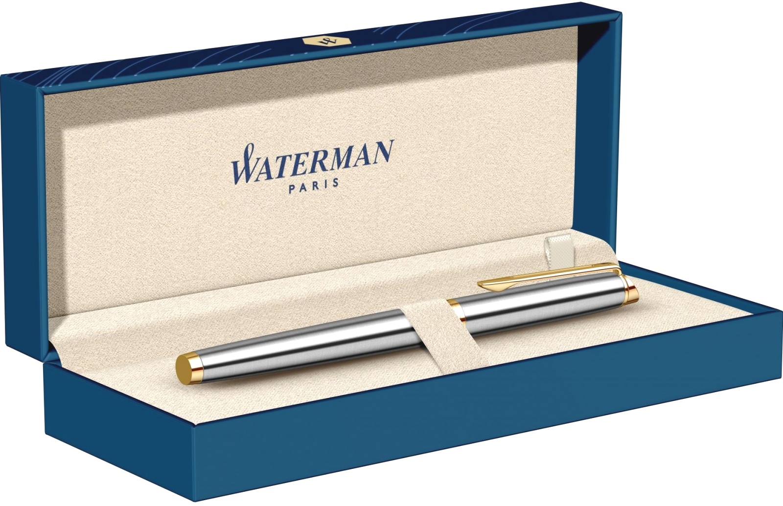 Ручка-роллер Waterman Hemisphere Essential, Stainless Steel GT, фото 8