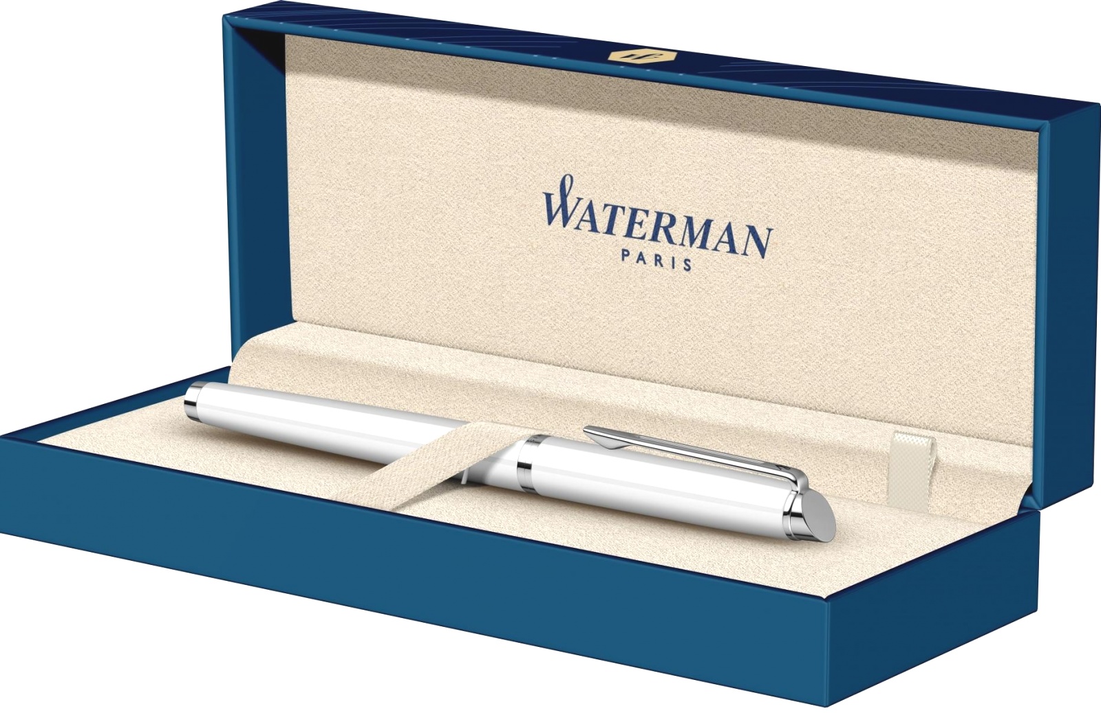 Ручка-роллер Waterman Hemisphere Essential, White CT, фото 7
