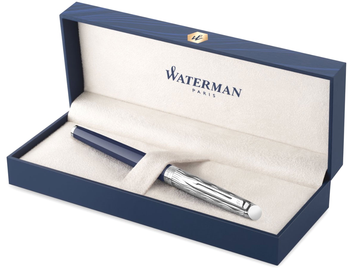  Ручка-роллер Waterman Hemisphere SE Deluxe L`Essence, Blue CT, фото 7