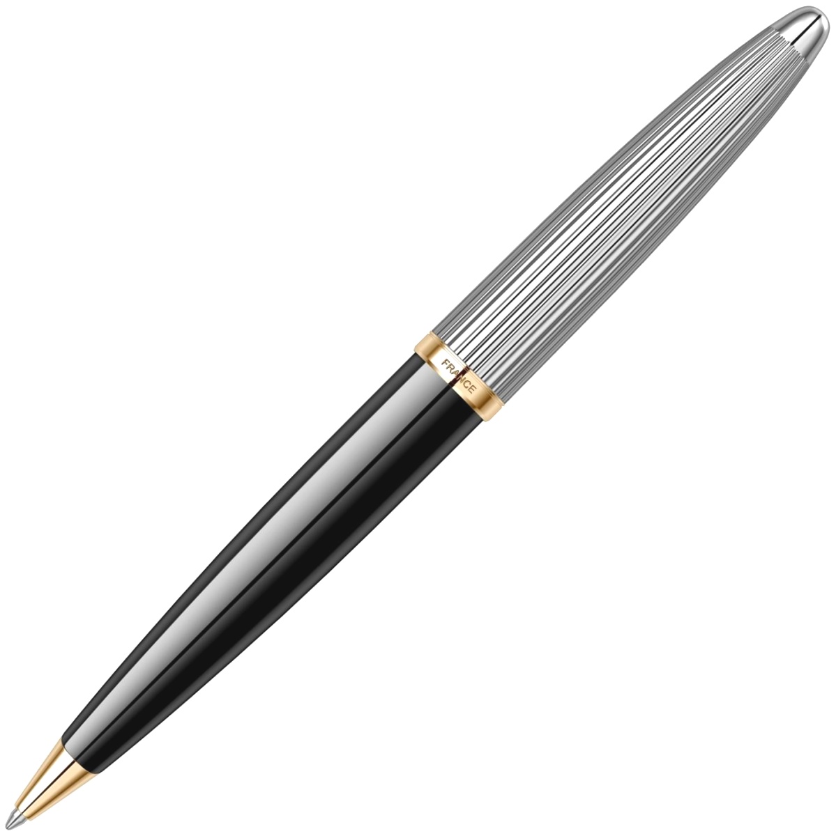 Шариковая ручка Waterman Carene DeLuxe, Black GT, фото 3