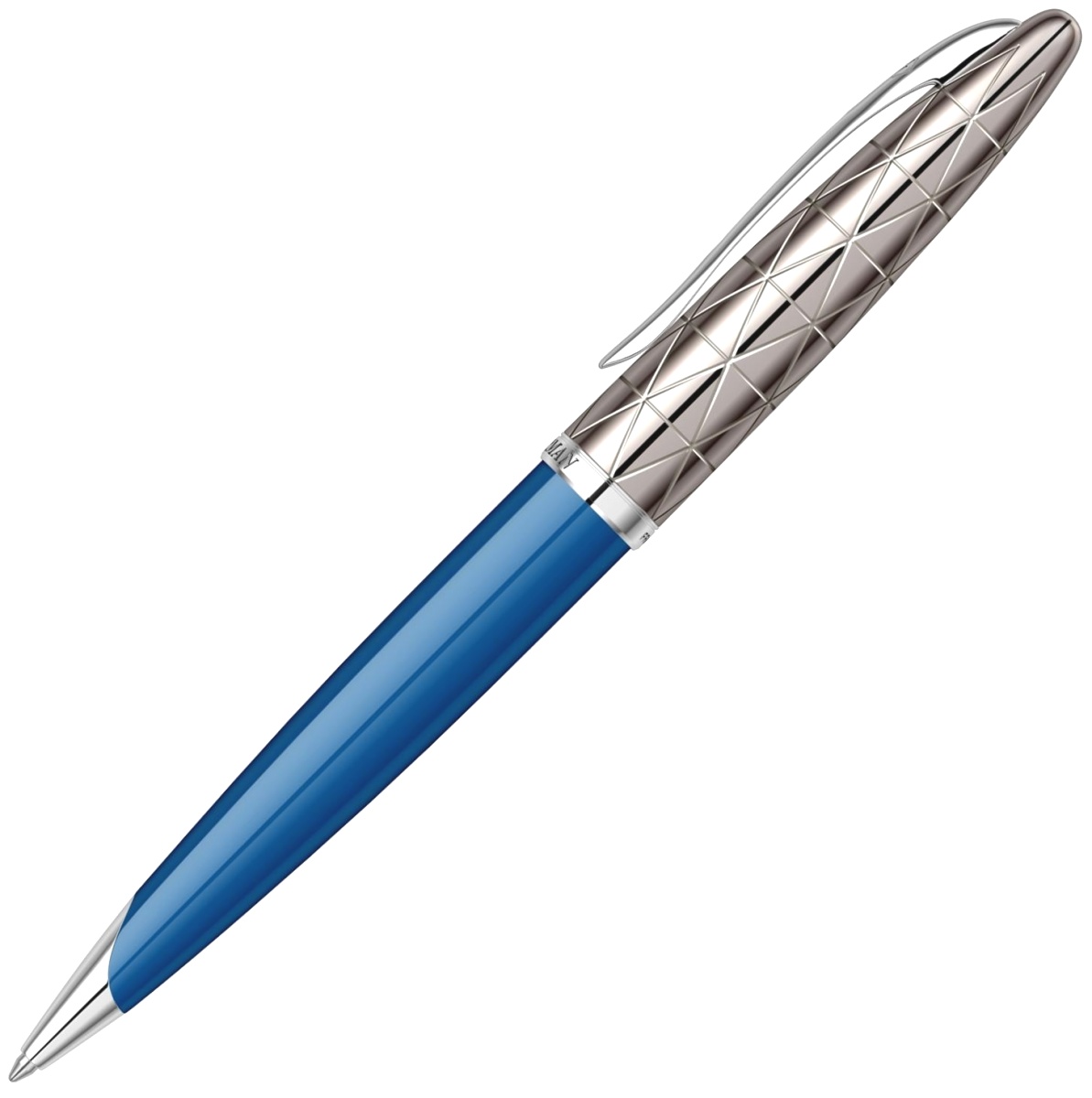 Шариковая ручка Waterman Carene Deluxe, Obsession Blue Lacquer / Gunmetal, фото 2