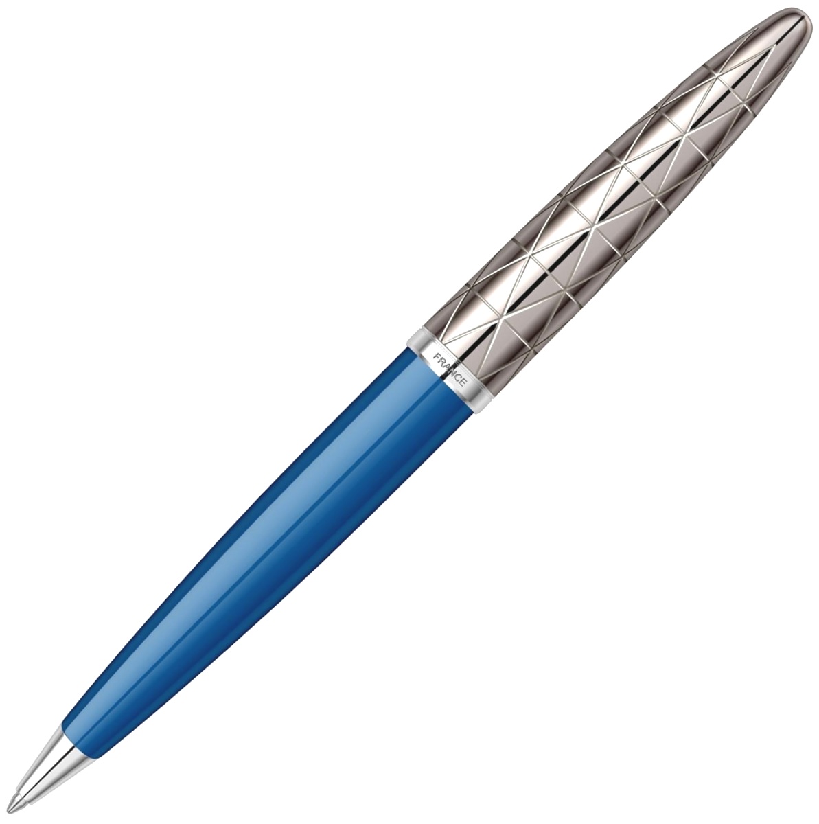 Шариковая ручка Waterman Carene Deluxe, Obsession Blue Lacquer / Gunmetal, фото 3
