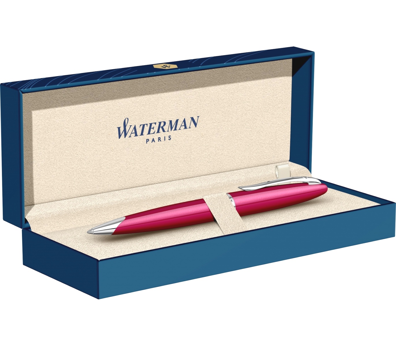 Шариковая ручка Waterman Carene, Glossy Red ST, фото 5