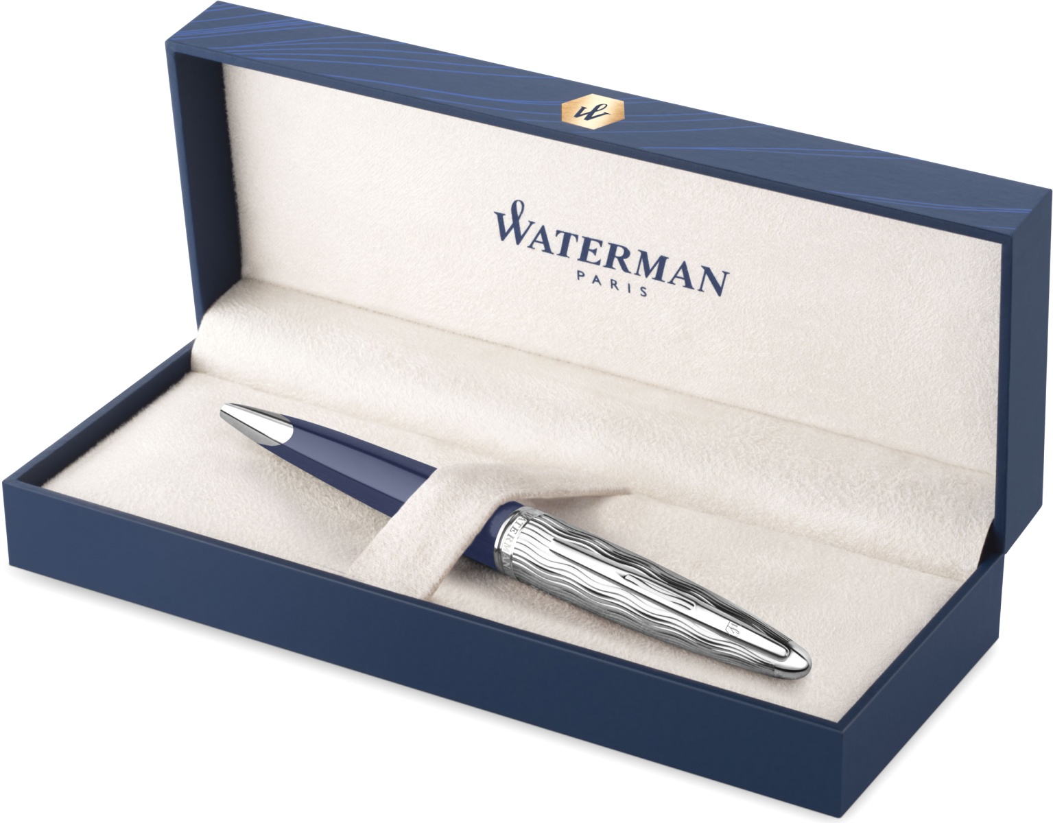  Шариковая ручка Waterman Carene SE Deluxe L`Essence, Blue CT, фото 5