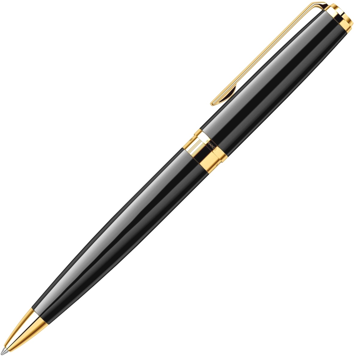 Шариковая ручка Waterman Exception Slim, Black Lacquer GT, фото 3