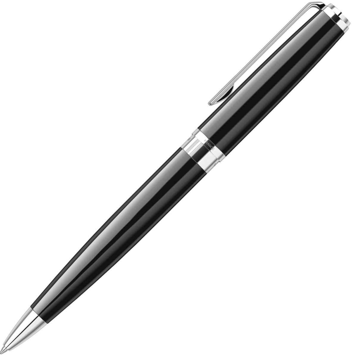 Шариковая ручка Waterman Exception Slim, Black Lacquer ST, фото 3