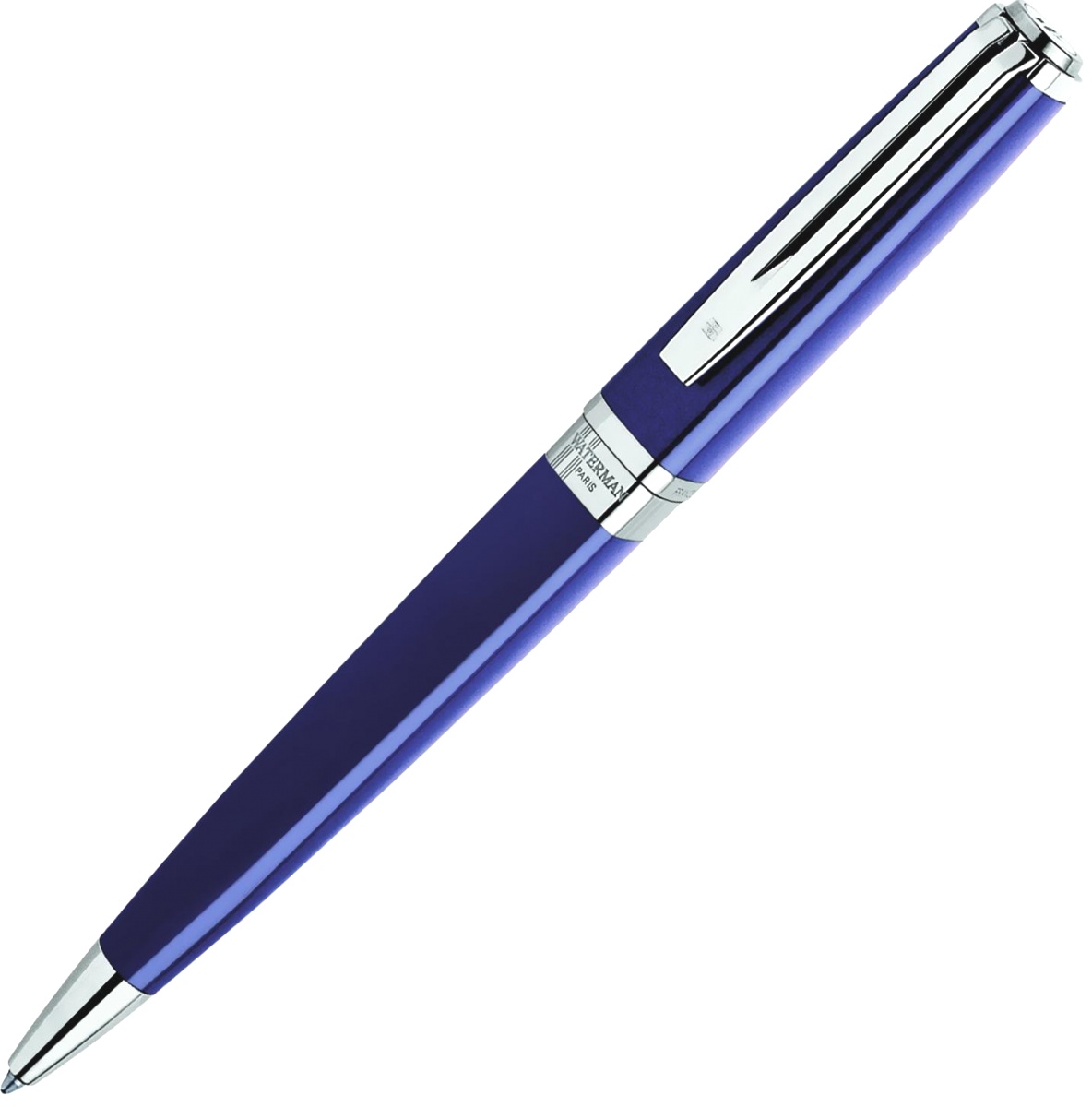 Шариковая ручка Waterman Exception Slim, Blue Lacquer ST, фото 2
