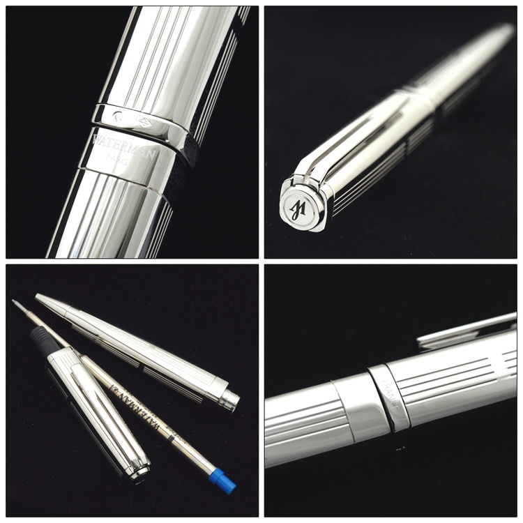 Шариковая ручка Waterman Exception Sterling Silver, Silver, фото 5