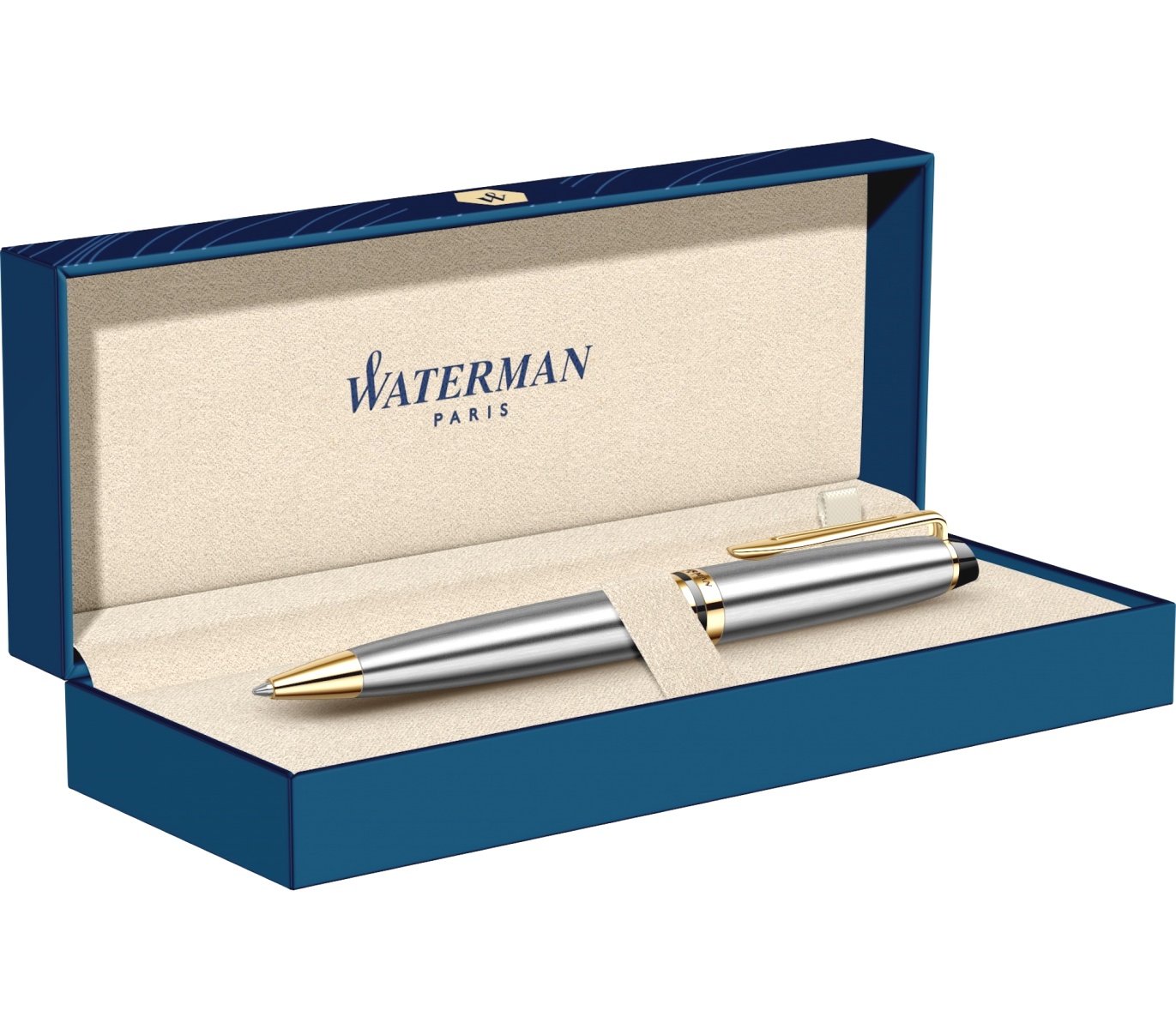 Шариковая ручка Waterman Expert 3 Essential, Stainless Steel GT, фото 5
