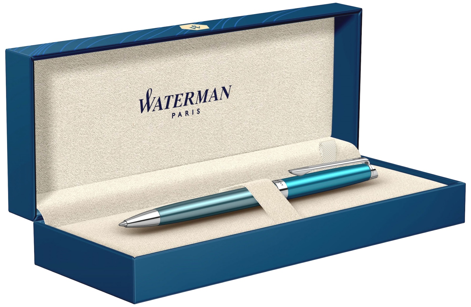  Шариковая ручка Waterman Hemisphere 2020, Sea Blue CT, фото 4