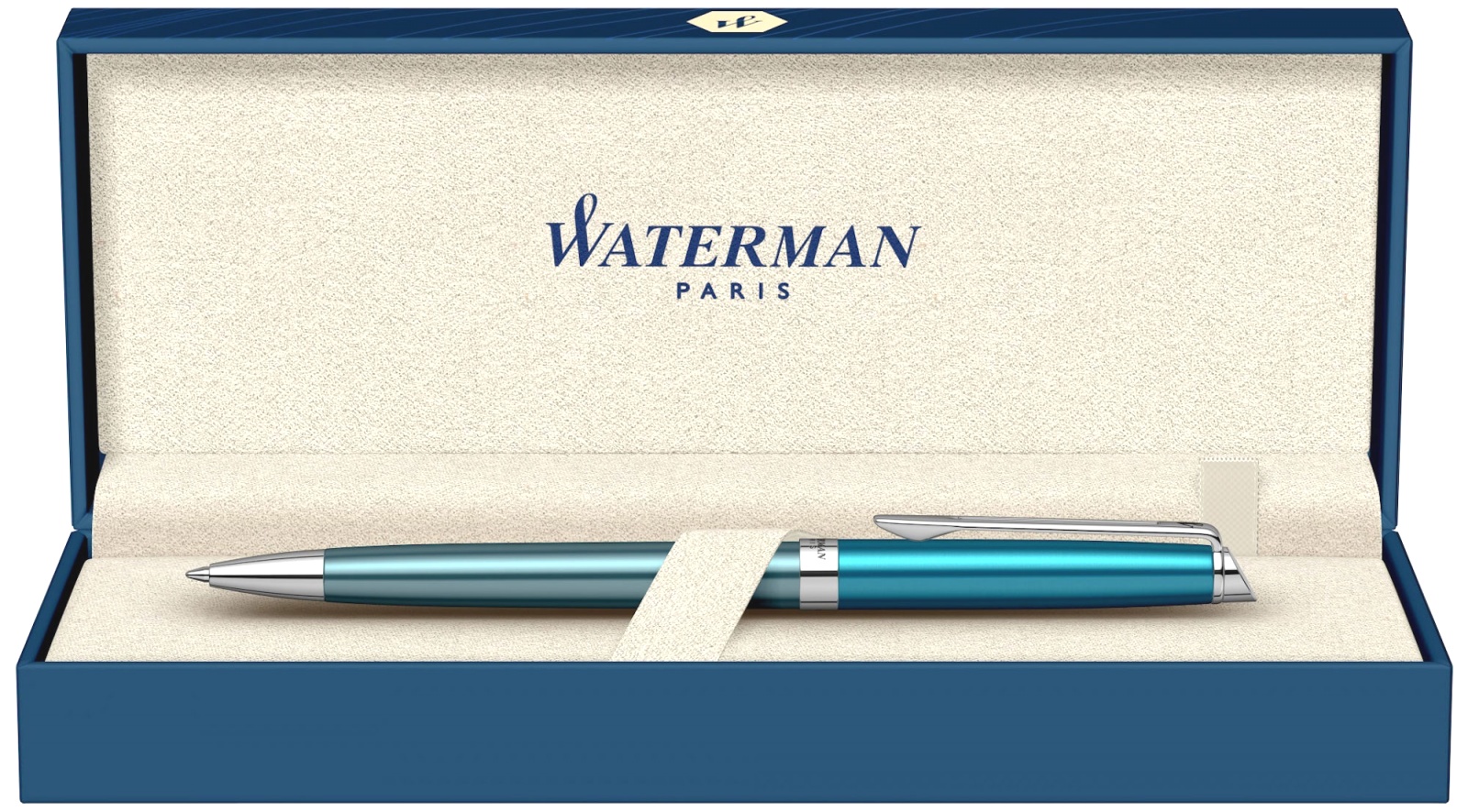  Шариковая ручка Waterman Hemisphere 2020, Sea Blue CT, фото 5