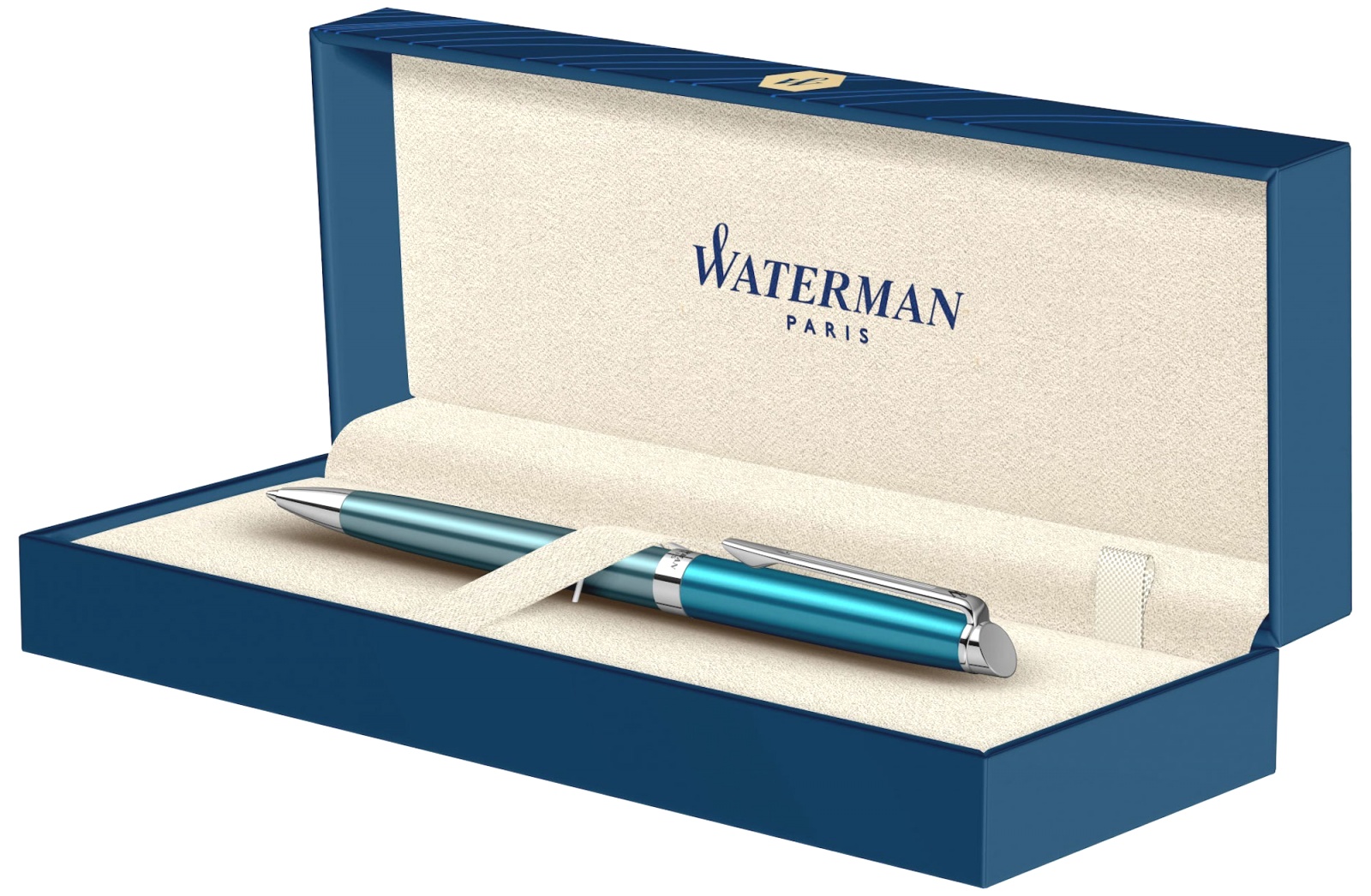  Шариковая ручка Waterman Hemisphere 2020, Sea Blue CT, фото 6