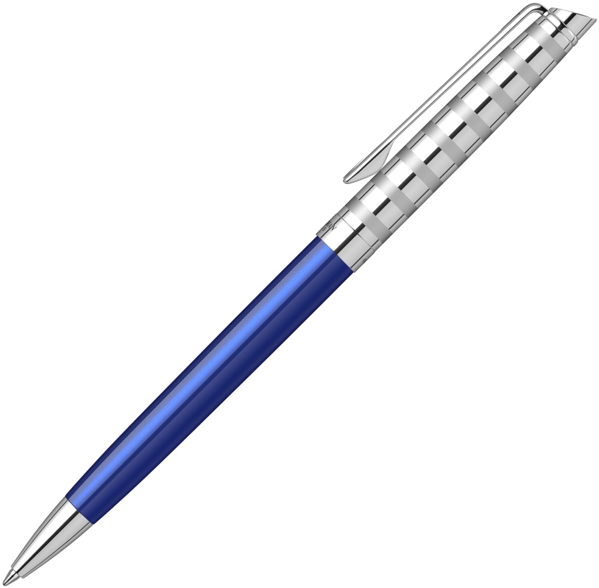  Шариковая ручка Waterman Hemisphere Deluxe 2020, Marine Blue CT, фото 2