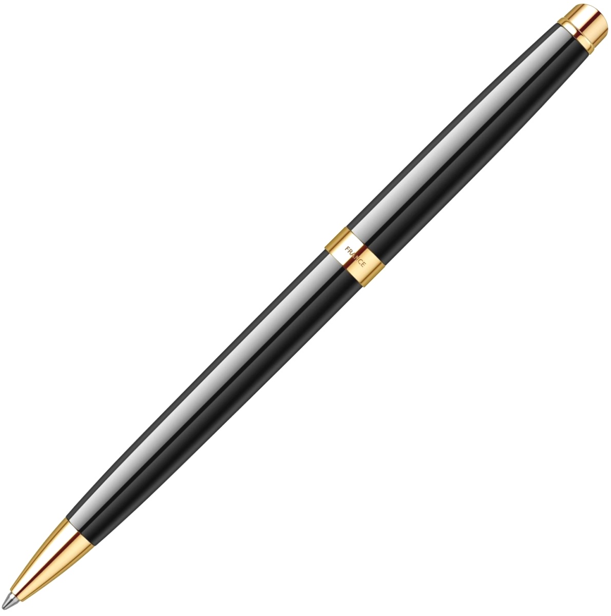 Шариковая ручка Waterman Hemisphere Essential, Mars Black GT, фото 3