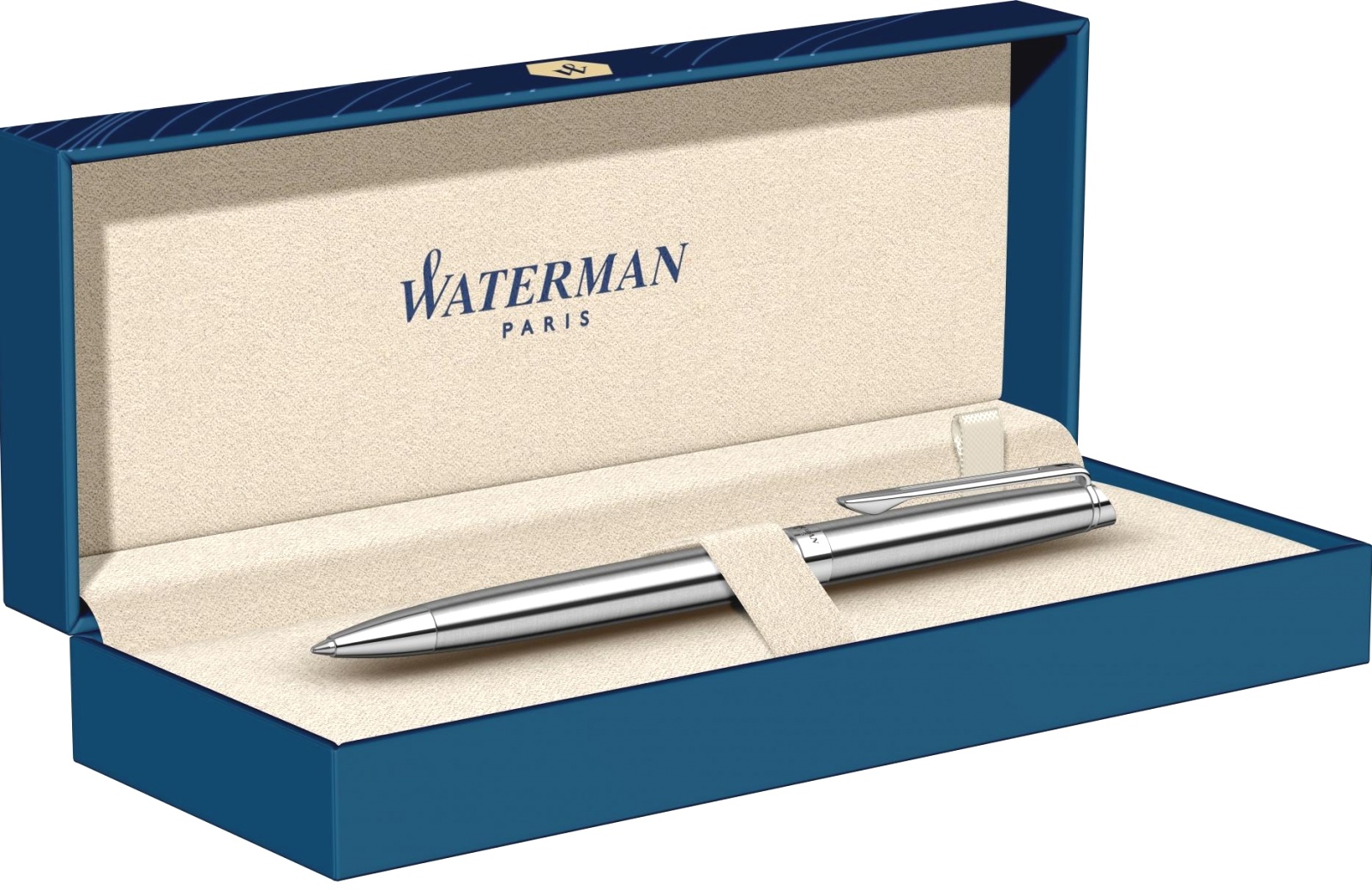 Шариковая ручка Waterman Hemisphere Essential, Stainless Steel CT, фото 5