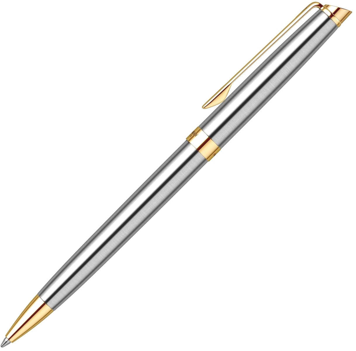 Шариковая ручка Waterman Hemisphere Essential, Stainless Steel GT, фото 2