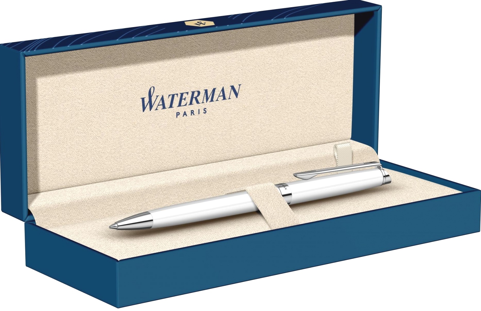 Шариковая ручка Waterman Hemisphere Essential, White CT, фото 5