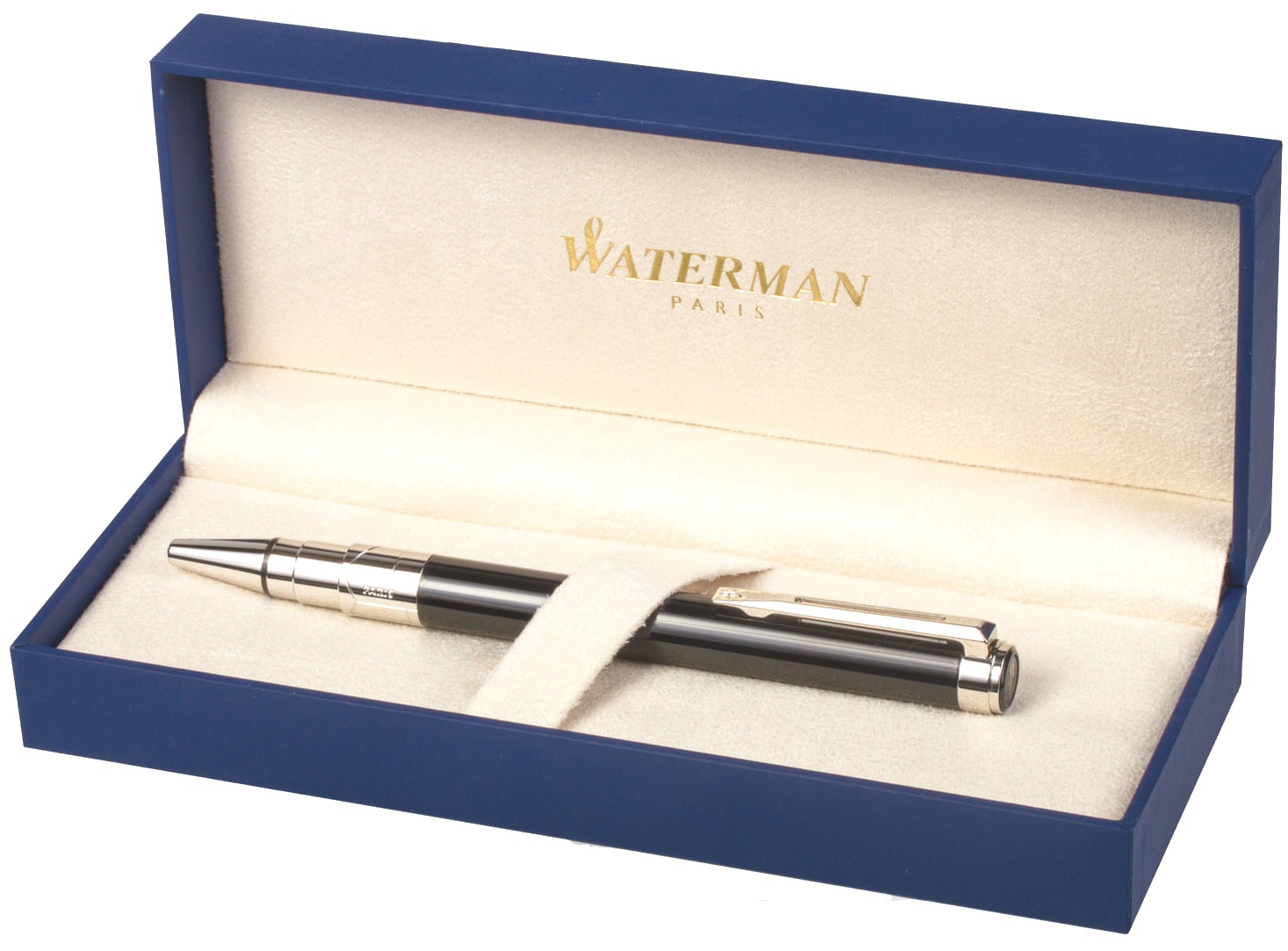 Шариковая ручка Waterman Perspective, Black CT, фото 2